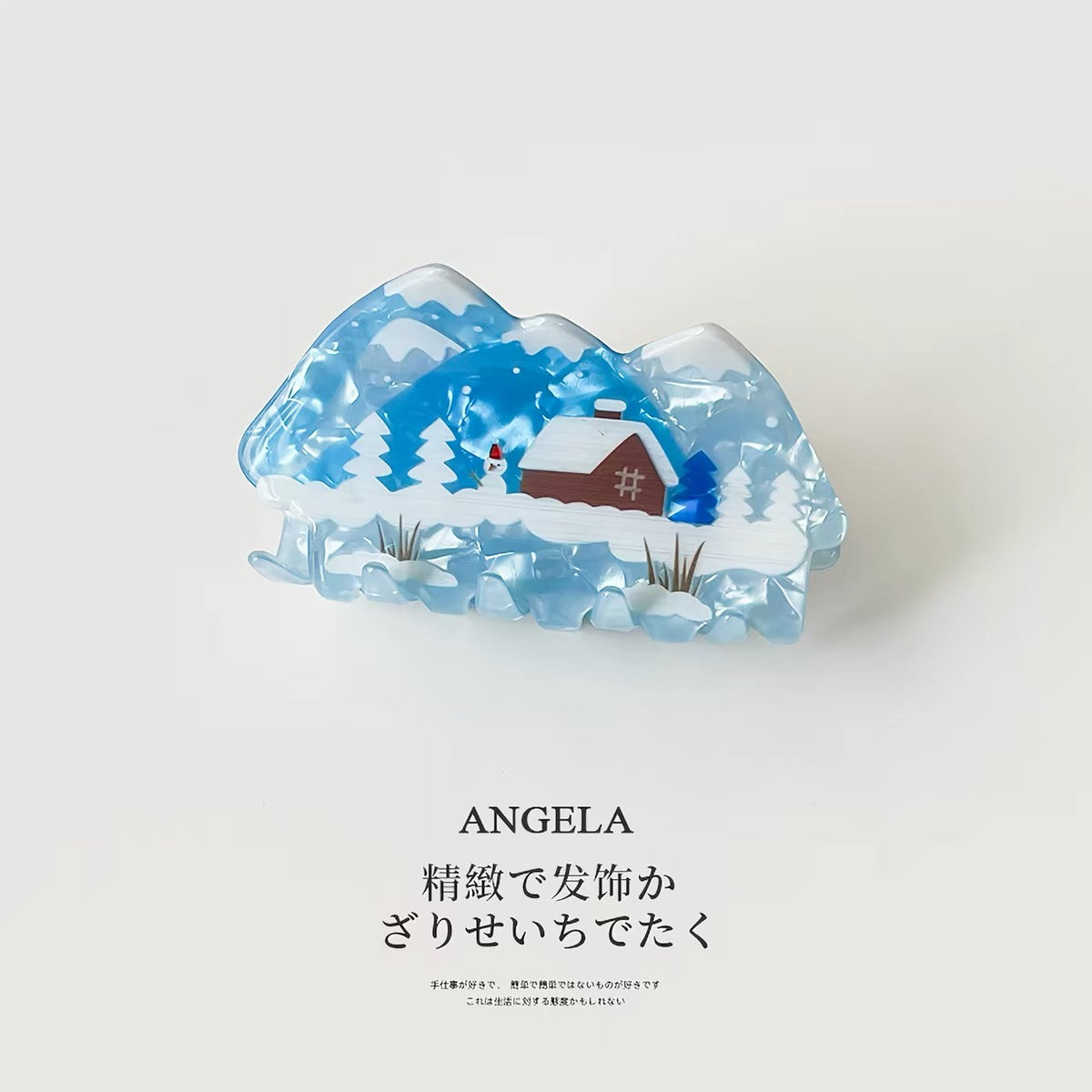 Angela Four Seasons Acetate Claw Clip