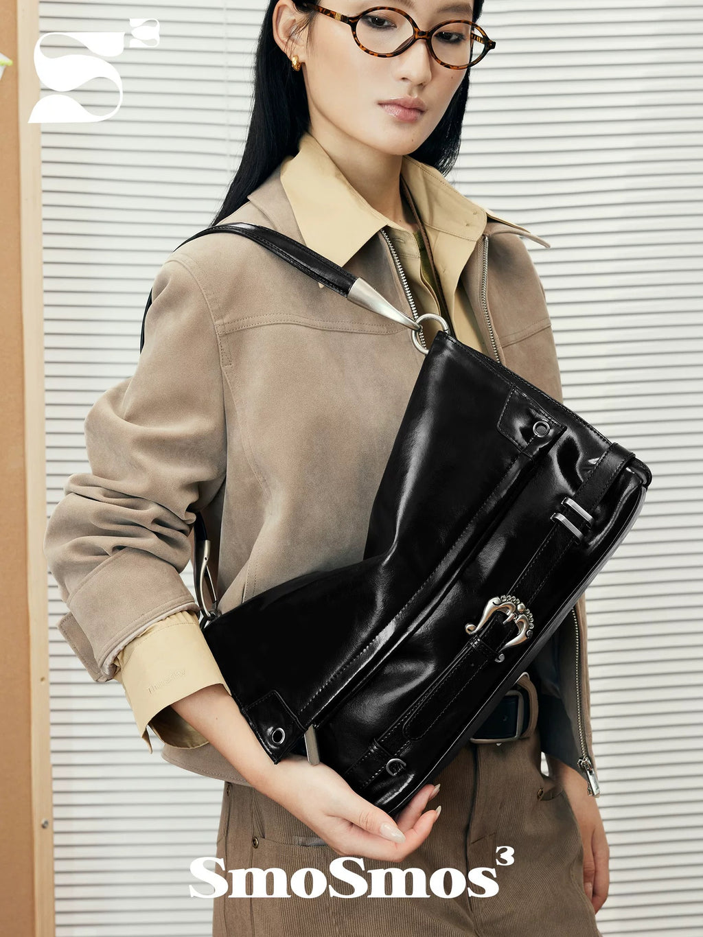 SmoSmos Heart Arrow Shoulder Bag