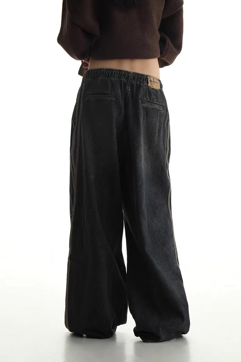 MASONPRINCE Autumn/Winter Relaxed-fit Parachute Denim Jeans