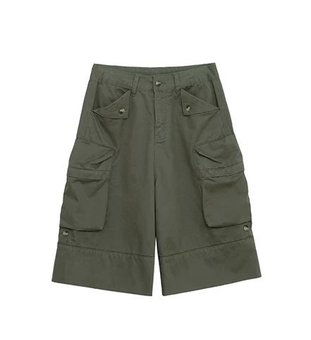 Unspecified Cargo Wide-Leg Shorts