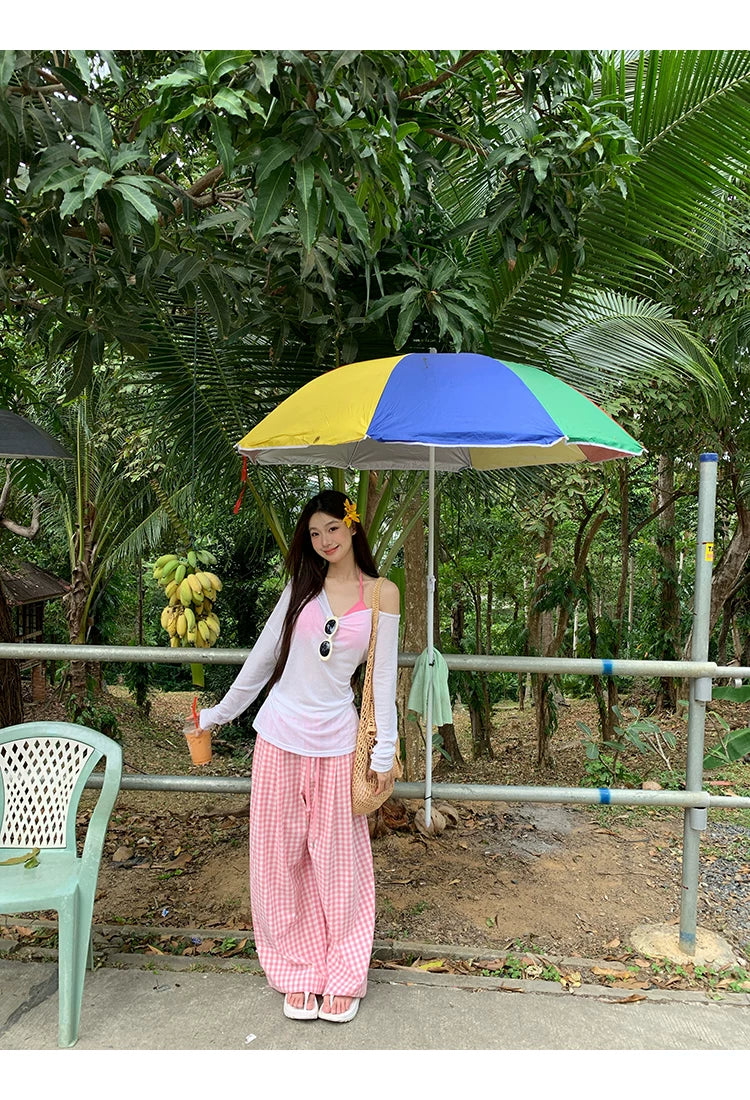 HRG Sun Protection Long-Sleeve Cover-Up Top