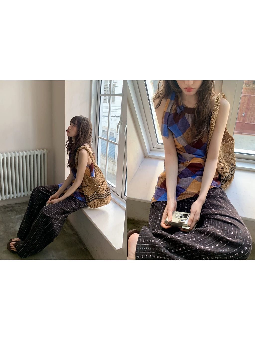 KANO wide-leg pants side view full length