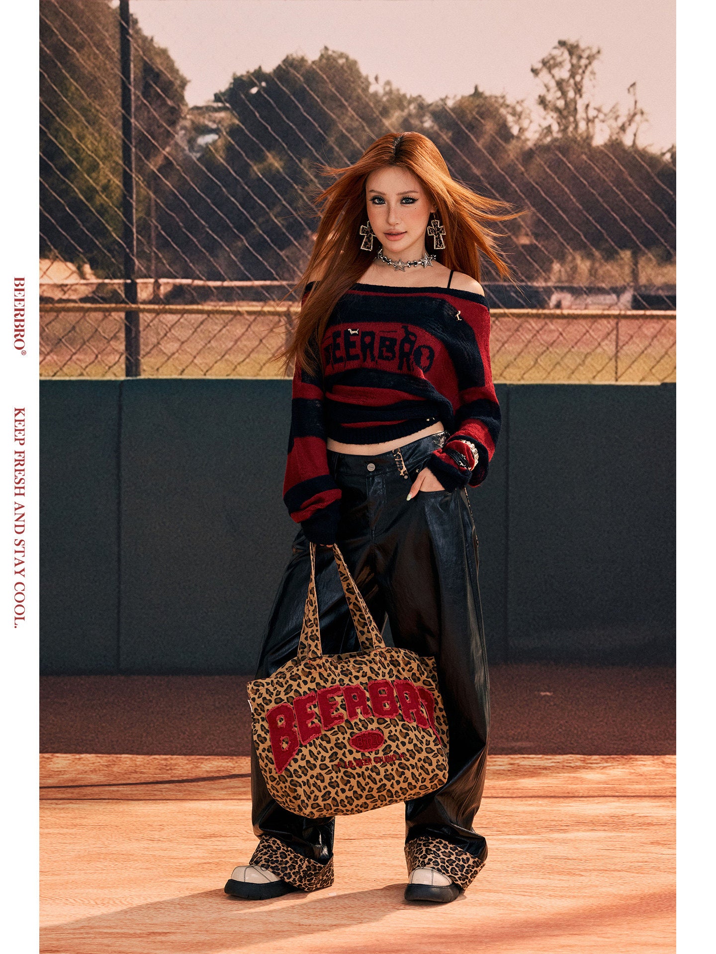 BeerBro Leopard Print Tote Bag