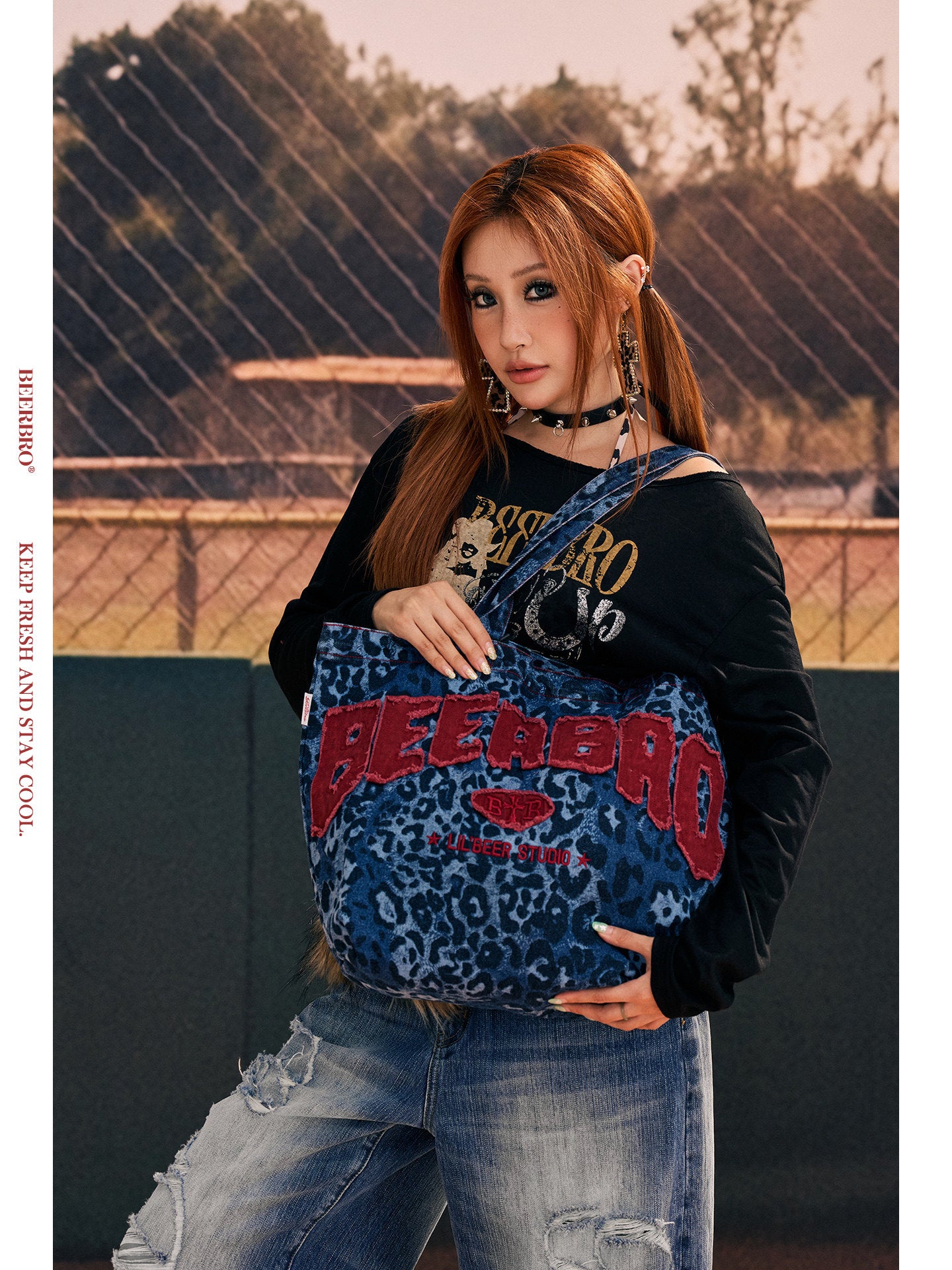 BeerBro Leopard Print Tote Bag